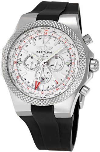 Breitling Men's Bentley GMT Silver Dial Watch