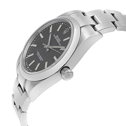 Rolex Oyster Perpetual Black Dial Men's Watch