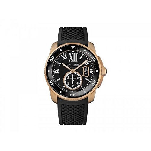 Cartier Calibre Diver Automatic Black Dial Mens Watch