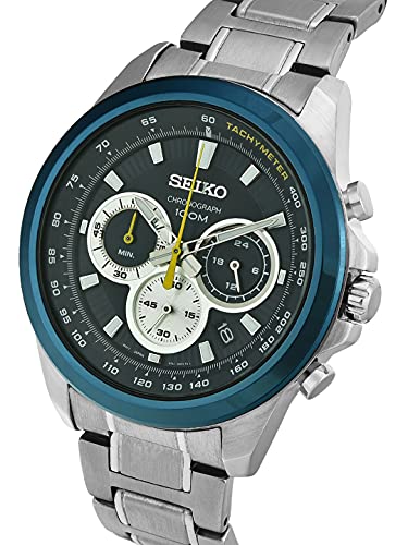 Seiko Men's Dress Watch - White Analog Dial
