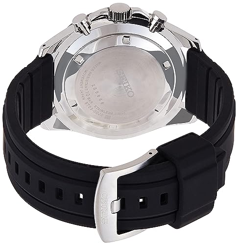 Seiko SSB347 Men's Analog Watch - Black Ion