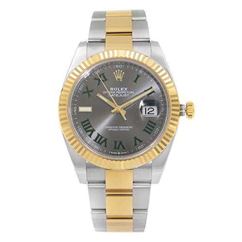 Rolex Datejust Grey Dial Steel & Gold Watch