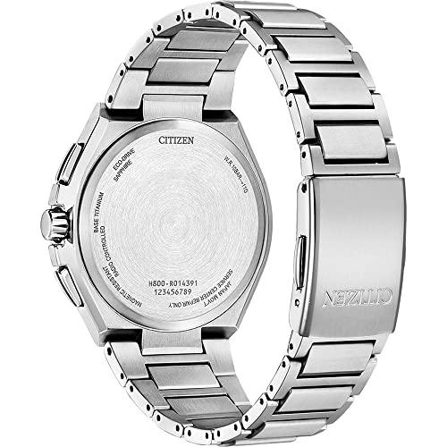 Citizen Eco-Drive Chronograph Titanium Watch Grey VIP Shop
