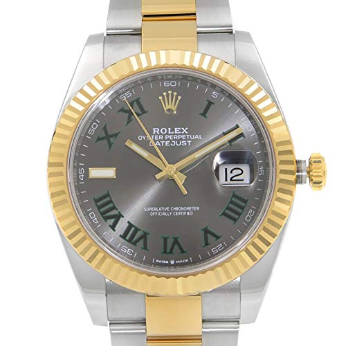Rolex Datejust Grey Dial Steel & Gold Watch