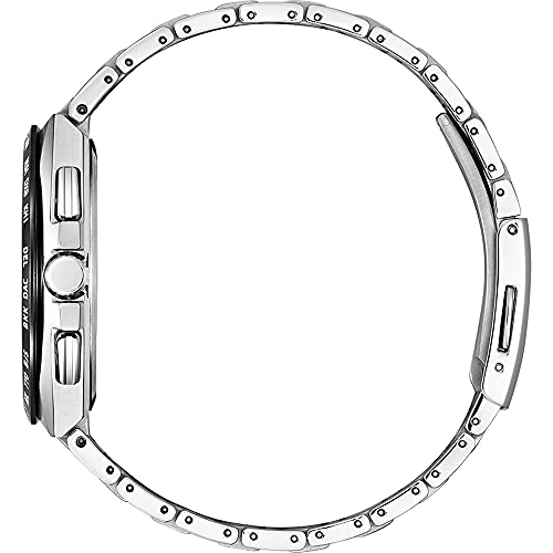 Citizen Eco-Drive Chronograph Titanium Watch Grey VIP Shop