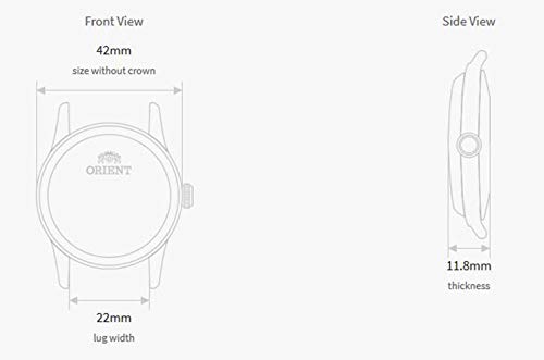 ORIENT 'Bambino IV' Auto Stainless Steel Dress Watch