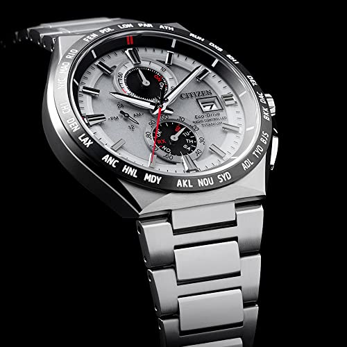 Citizen Eco-Drive Chronograph Titanium Watch Grey VIP Shop
