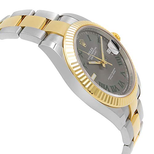 Rolex Datejust Grey Dial Steel & Gold Watch