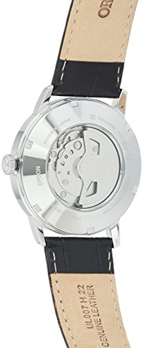 ORIENT Men's Swiss Automatic Dress Watch with Leather Strap