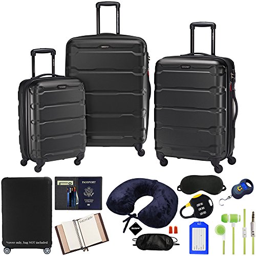 Samsonite 68311-1041 Omni Spinner Luggage Set - Black