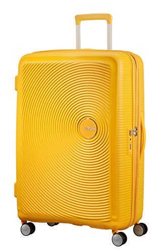 American Tourister Yellow Hand Luggage, Large VIP Smart Shopper