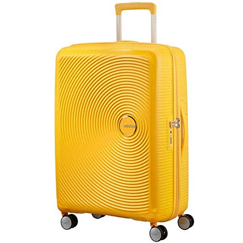 American Tourister Yellow Hand Luggage, Large VIP Smart Shopper