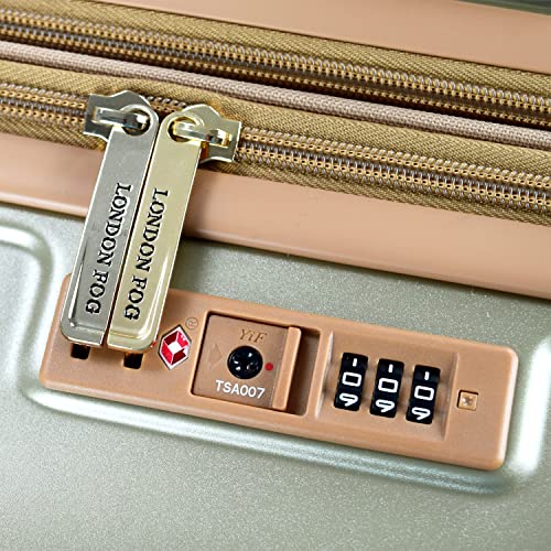 London Fog Chelsea Champagne Spinner, VIP Smart Shopper