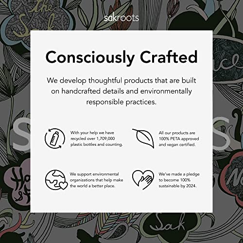 Sakroots Women's Sustainable Materials Roller Suitcase - Black