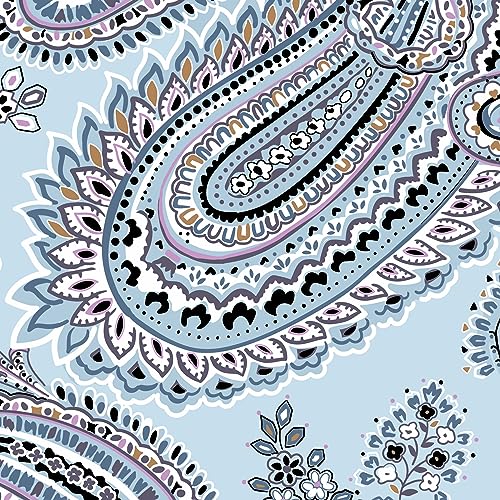 Vera Bradley Soft Sky Paisley 22" Rolling Suitcase