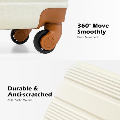 VIP Smart Shopper: 4-Piece TSA-Lock Luggage Set, Spinner Wheels