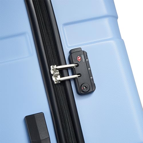 Benetton Hardside Luggage Set, Spinner Wheels, Light Blue