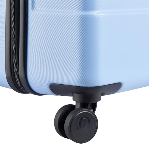 Benetton Hardside Luggage Set, Spinner Wheels, Light Blue
