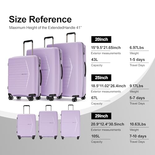 VIP Ginza Travel Suitcase Set with TSA Lock