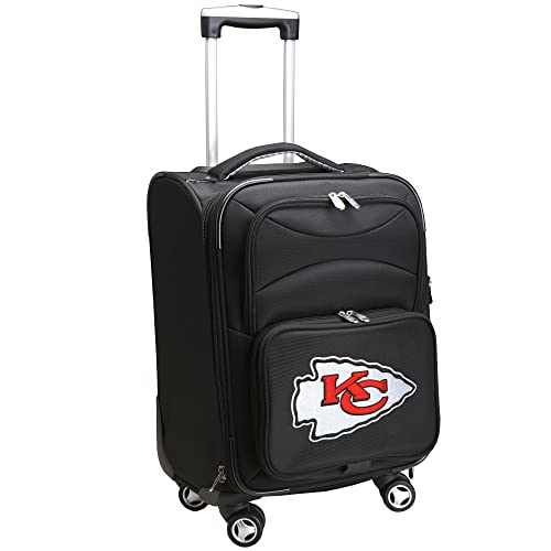 NFL Kansas City Chiefs Carry-On Spinner, Black, 20