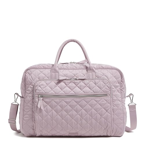 Vera Bradley Grand Weekender Travel Bag - Hydrangea Pink