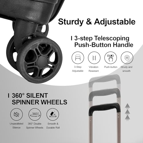 VIP Ginza Travel Suitcase Set with TSA Lock