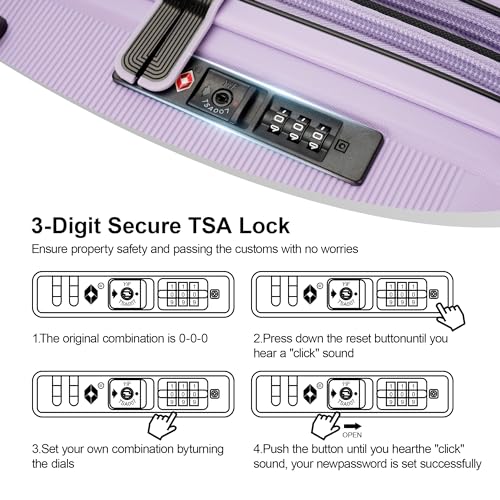 VIP Ginza Travel Suitcase Set with TSA Lock