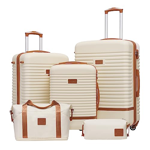 Modern 3 Piece Suitcase Set with TSA Lock