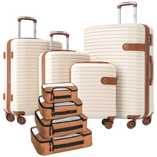 Merax Hardshell 4-Piece Suitcase Set with TSA Lock