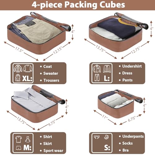 Merax Hardshell 4-Piece Suitcase Set with TSA Lock