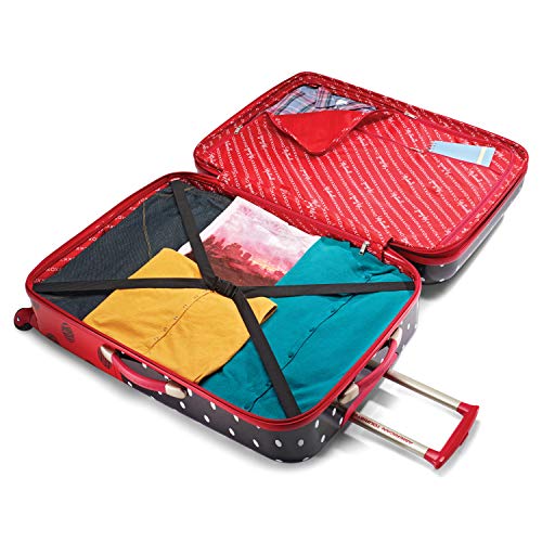 Disney Minnie Mouse Red Bow Hardside Luggage Set