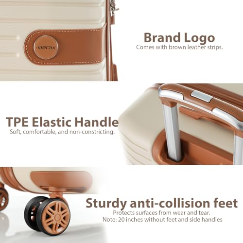Merax Hardshell 4-Piece Suitcase Set with TSA Lock