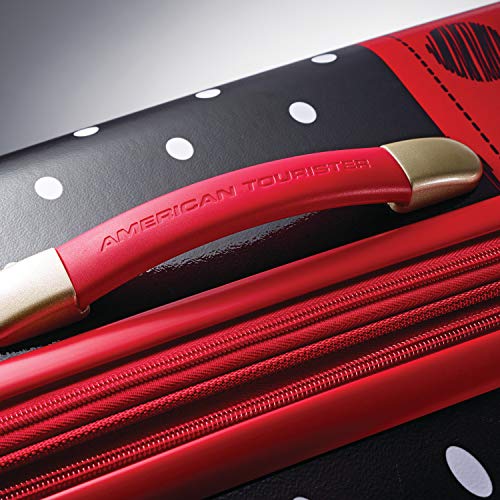 Disney Minnie Mouse Red Bow Hardside Luggage Set