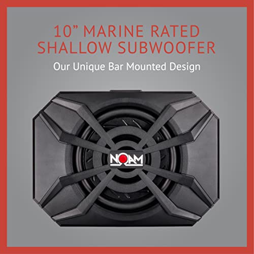 NOAM NUTV5-S V.2 - Waterproof Bluetooth Marine Stereo