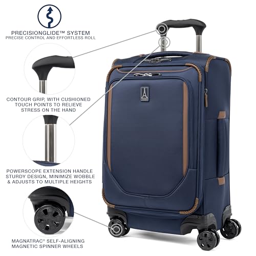 Travelpro Crew Classic Expandable Carry on Luggage Spinner