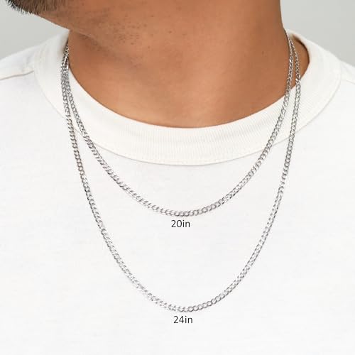 Nuragold VIP 14k White Gold Cuban Link Necklace