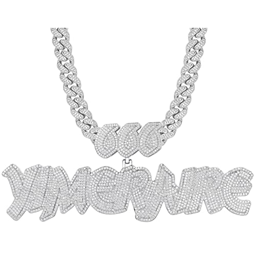 Custom Full Iced Out Letter Pendant VIP Jewelry