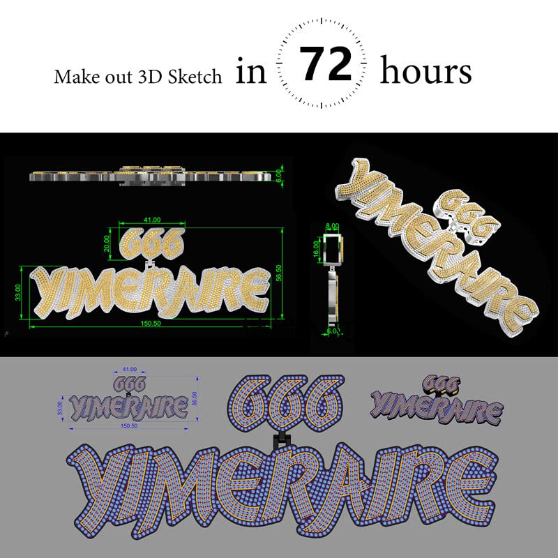 Custom Full Iced Out Letter Pendant VIP Jewelry