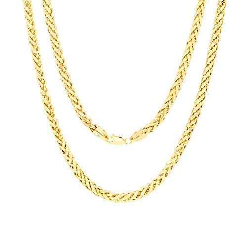 Nuragold 10k Yellow Gold Mens Necklace 16"-30