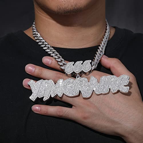 Custom Full Iced Out Letter Pendant VIP Jewelry