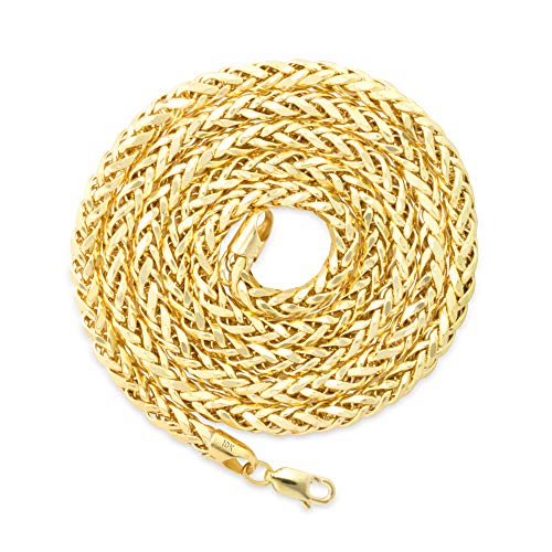 Nuragold 10k Yellow Gold Mens Necklace 16"-30