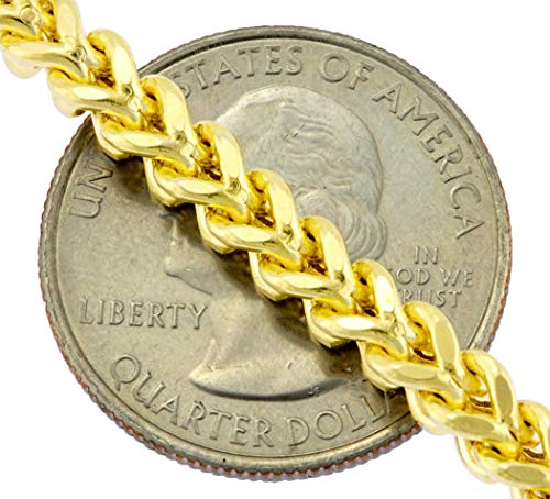 Nuragold 10k Yellow Gold Franco Chain Necklace