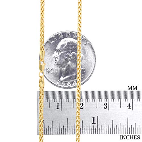 Nuragold 10k Yellow Gold Chain Necklace - Various Sizes