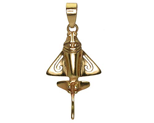 Quimbaya Flyer 18k Solid Gold Necklace - VIP Artifact Collection