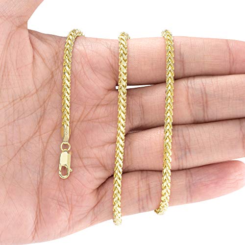 Men's 14k Yellow Gold 3.5mm Chain Necklace