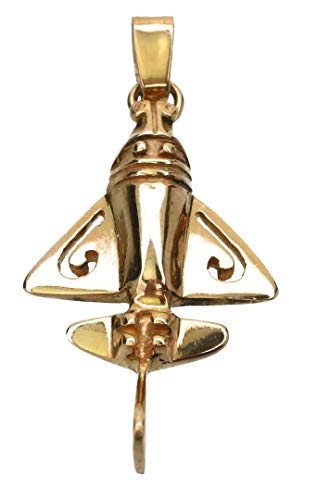 Quimbaya Flyer 18k Solid Gold Necklace - VIP Artifact Collection