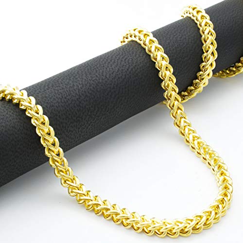 Nuragold 10k Yellow Gold Franco Chain Necklace