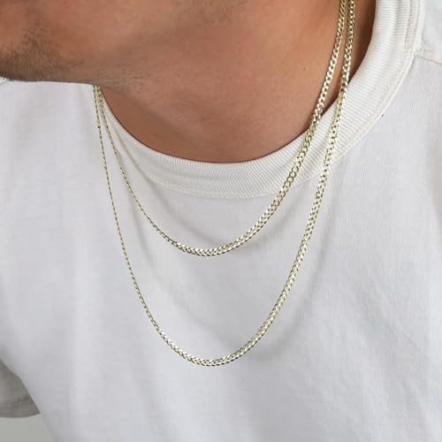 Nuragold 10k Yellow Gold 4mm Cuban Curb Necklace