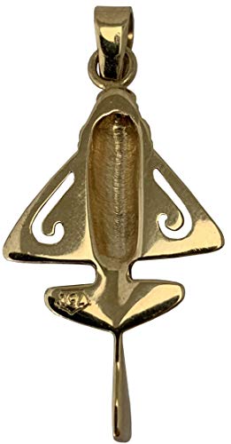 Quimbaya Flyer 18k Solid Gold Necklace - VIP Artifact Collection