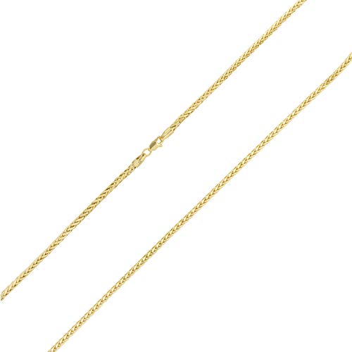 Nuragold 10k Yellow Gold Chain Necklace - Various Sizes